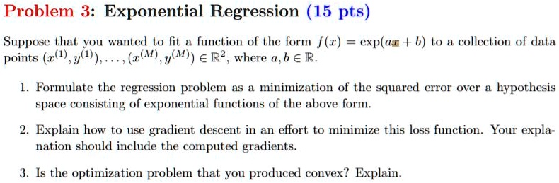 exp regression