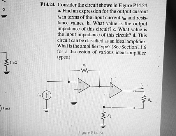 SOLVED: P14.24. Consider the circuit shown in Figure P14.24. a. Find an ...