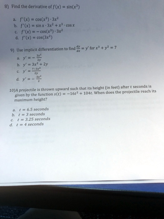 solved-find-the-derivative-of-f-x-sin-x3-f-x-cos-x-3x2-f