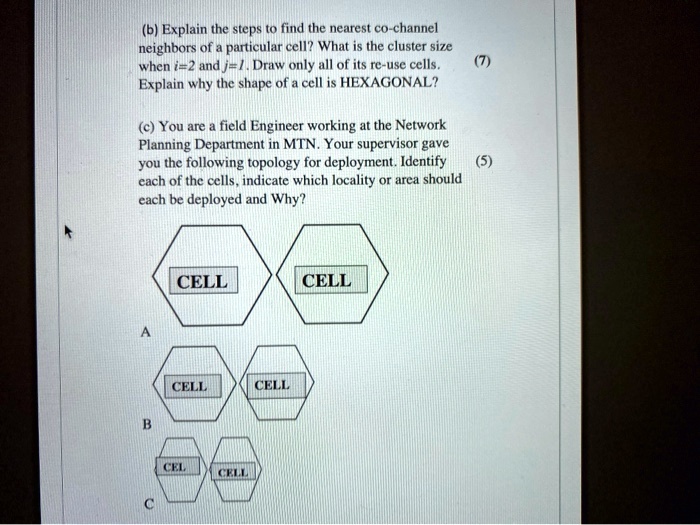 SOLVED: Explain the steps to find the nearest co-channel neighbors of a ...