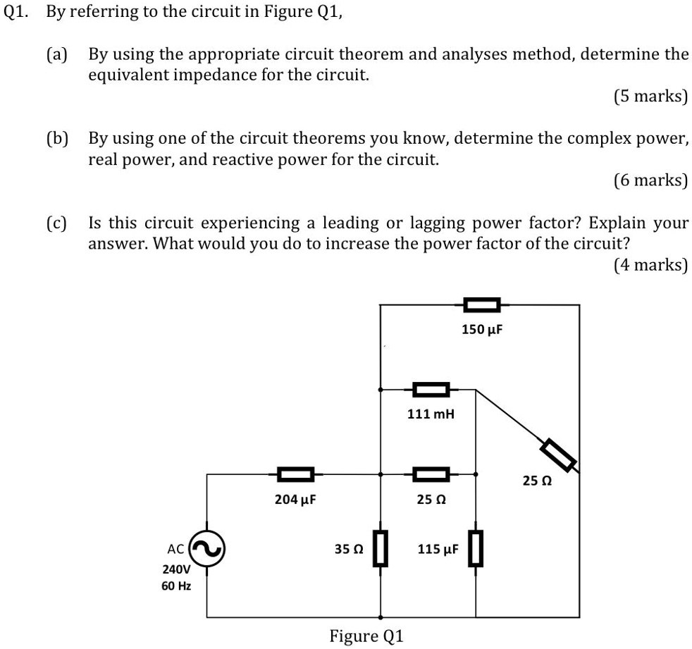 Q1 by referring to the circuit in figure q1 a by using the...