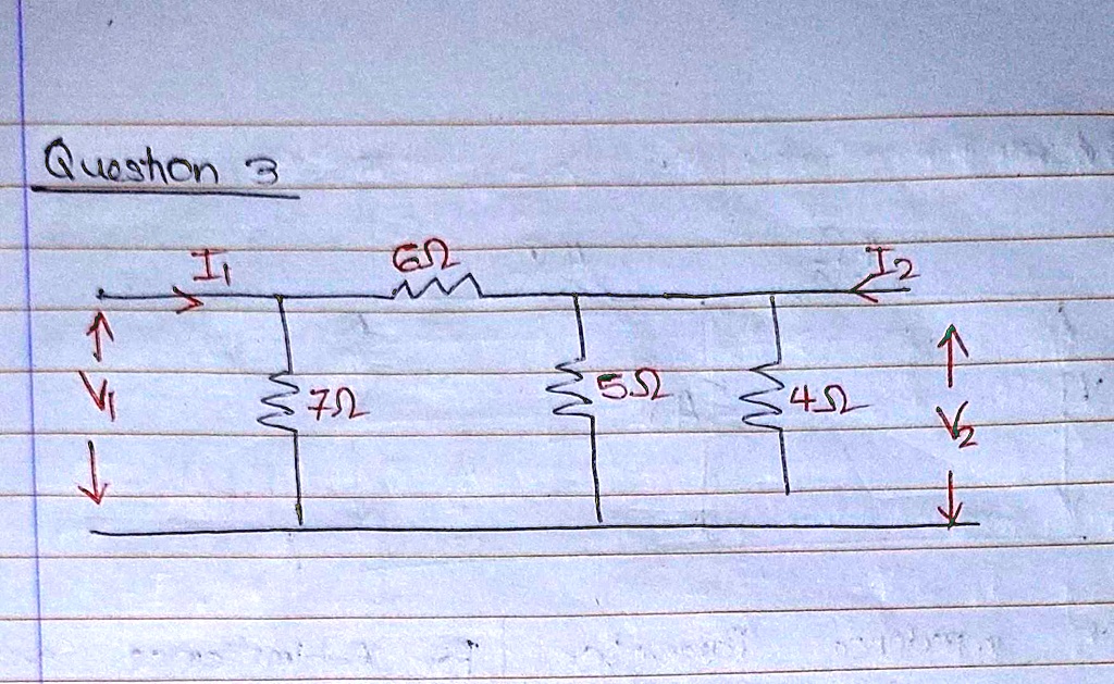 SOLVED Calculate Z parameters, Y parameters, ABCD parameters and