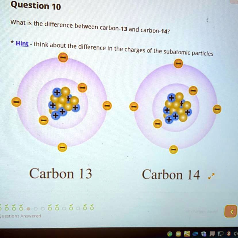 SOLVED: Please help! What is the difference between carbon-13 and ...