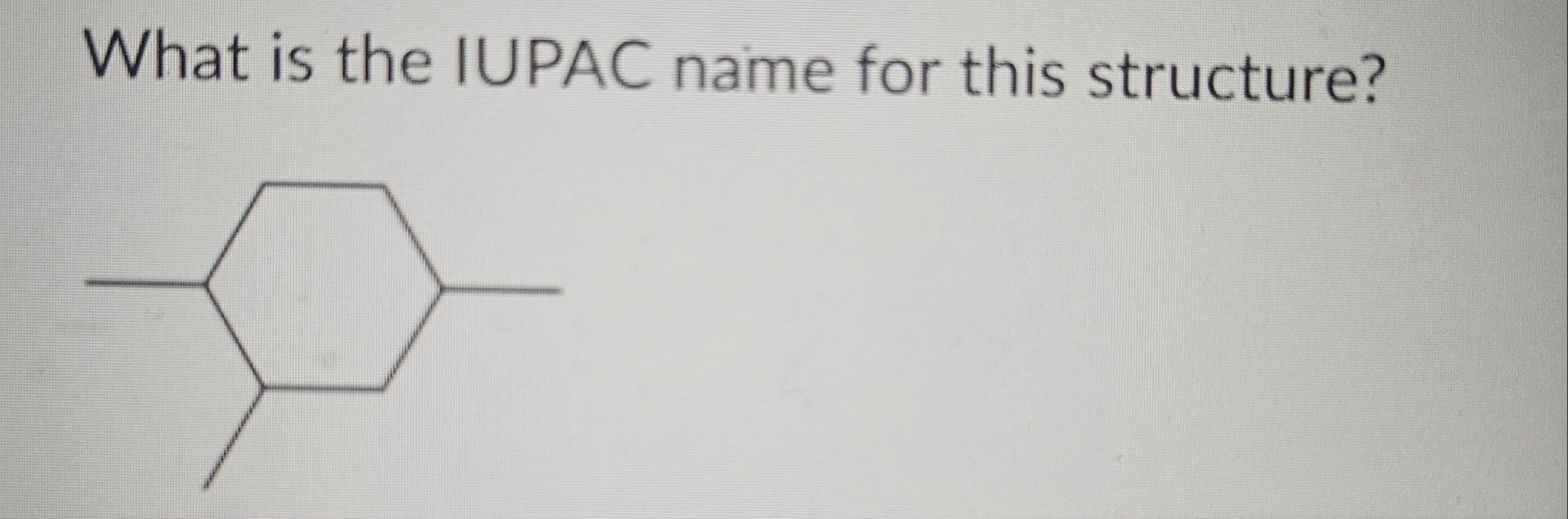What is the IUPAC name for this structure?