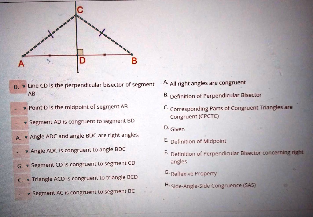 Define Perpendicular Bisector