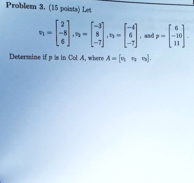 SOLVED: Problem 3. (15 Points) Let U1 U2 U3 And P 10 Determine If P Is ...