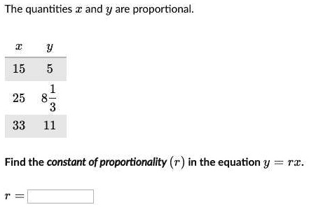 SOLVED: 'PLEASE HELP URGENT 15 POINTS The quantities = and y are ...