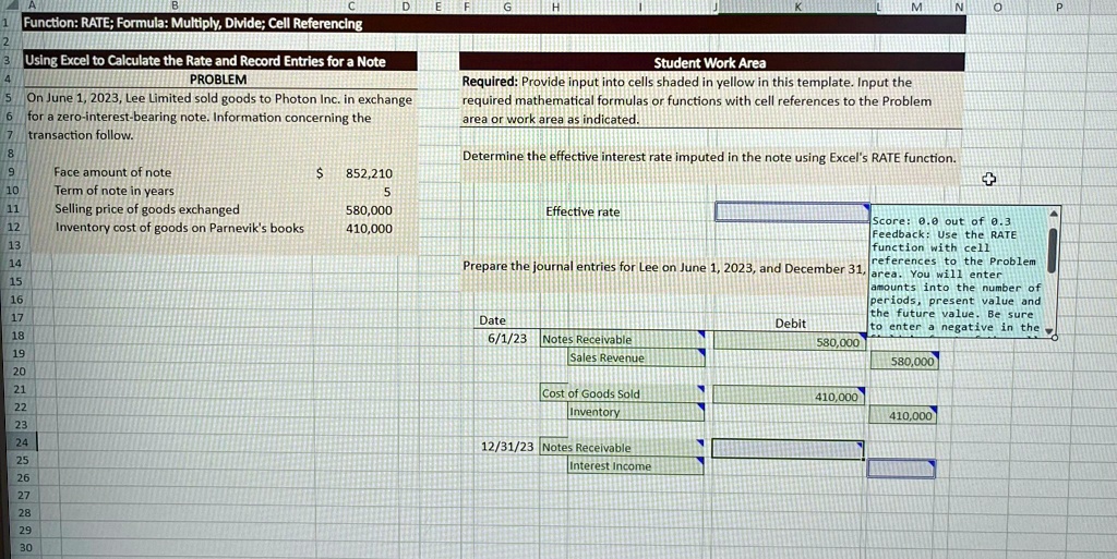 SOLVED Texts For the effective rate, please use the RATE function