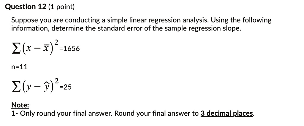 [GET ANSWER] question 12 1 point suppose you are conducting a simple ...