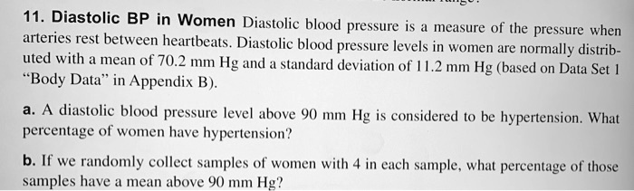 A diastolic blood pressure 2025 of 90 mm hg