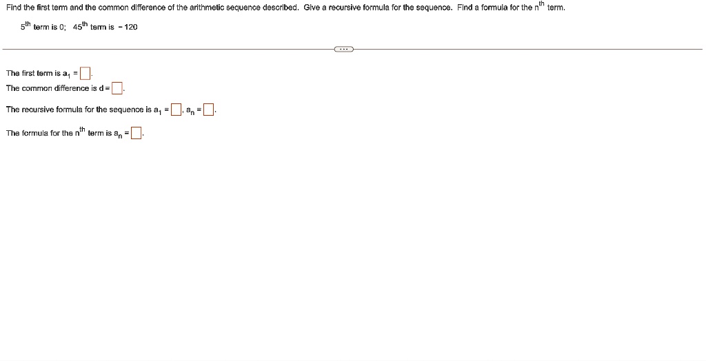 find the first term and the common difference of the arithmetic ...