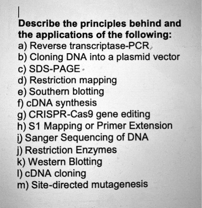 [GET ANSWER] describe the principles behind and the applications of the ...