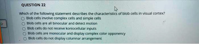 SOLVED: Which of the following statements describes the characteristics ...