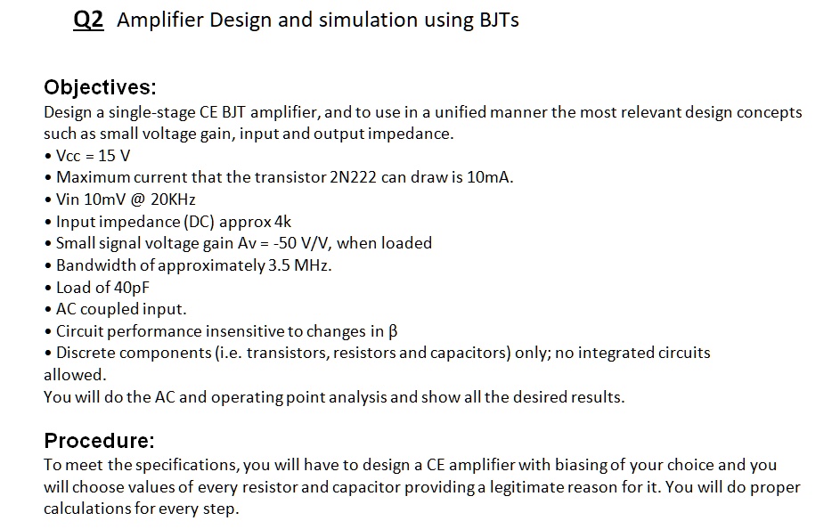 SOLVED: NOTE: 1. Show all the calculations. Determine the value of Rc ...