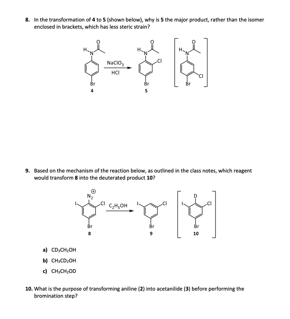 SOLVED: In the transformation of 4 to 5 (shown below), why is 5 the ...