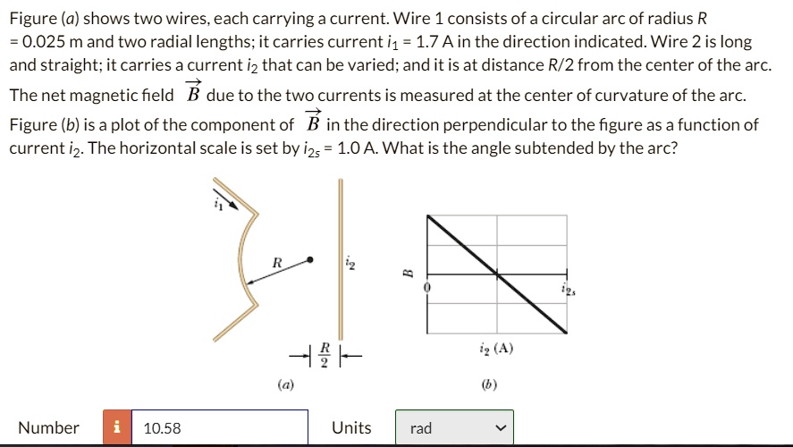 SOLVED Figure (a) shows two wires, each carrying a current. Wire 1