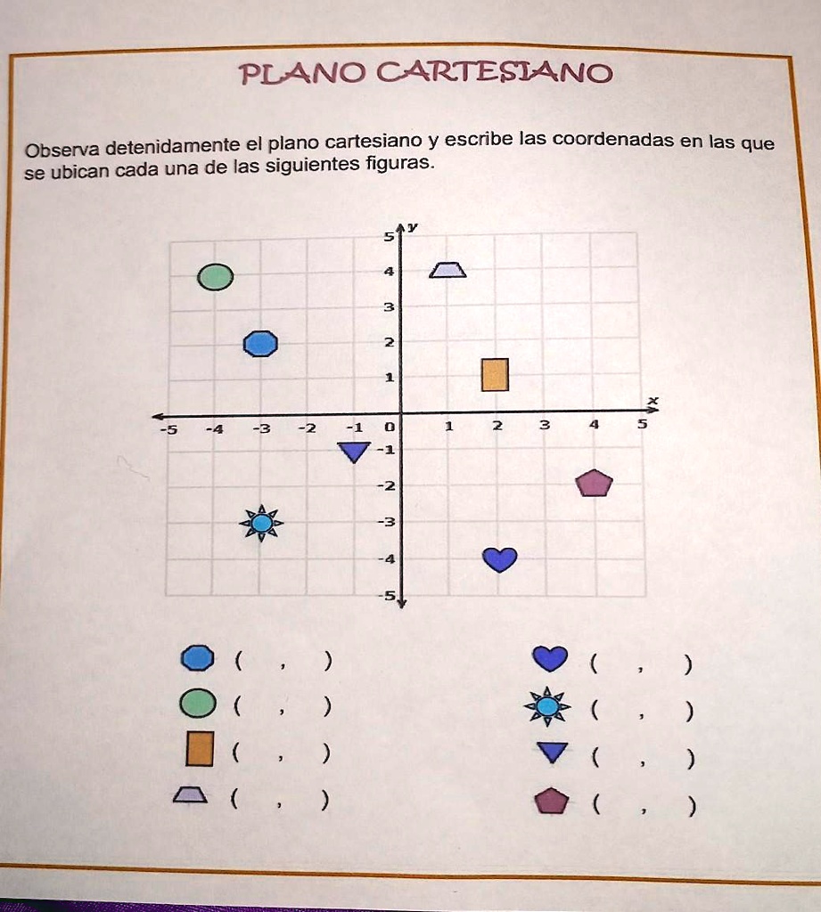 me ayudan con este plano cartesiano plano cartesiano observa ...
