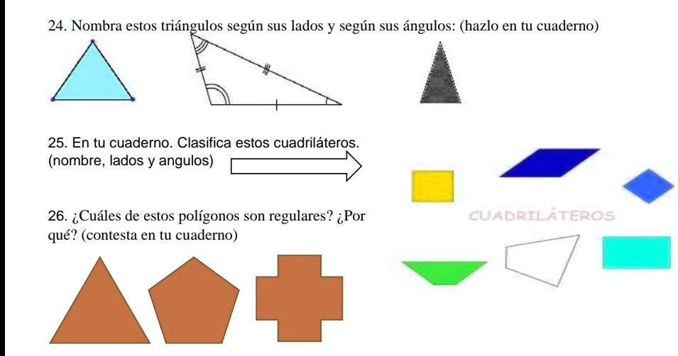 SOLVED: me ayudan por favorrrrrrr 24. Nombra estos triángulos según sus ...