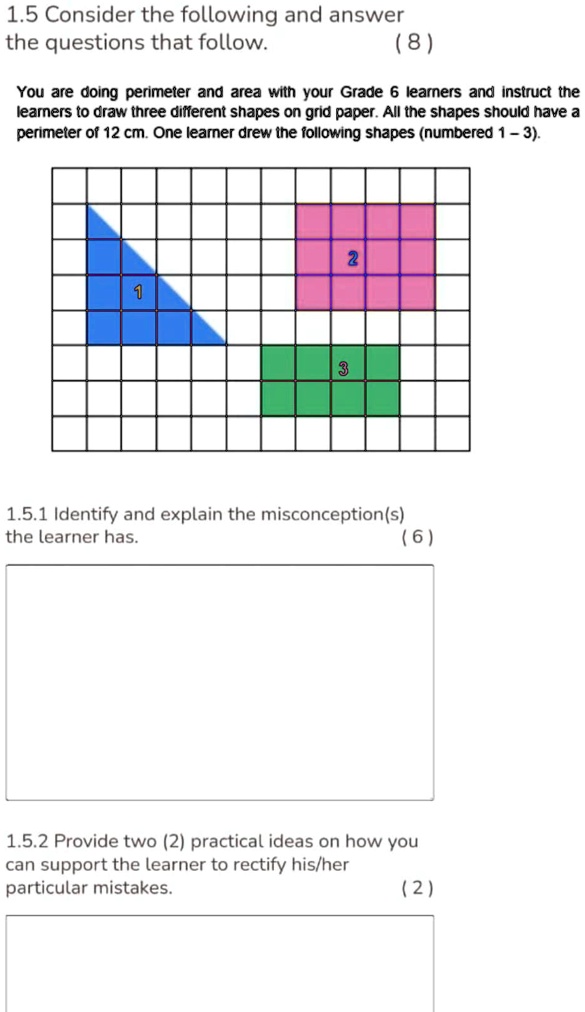 SOLVED: 1.5 Consider the following and answer the questions that follow ...