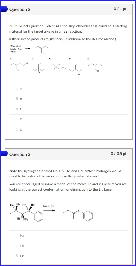 SOLVED: Question 2 Multi-Select Question: Select ALL the alkyl ...