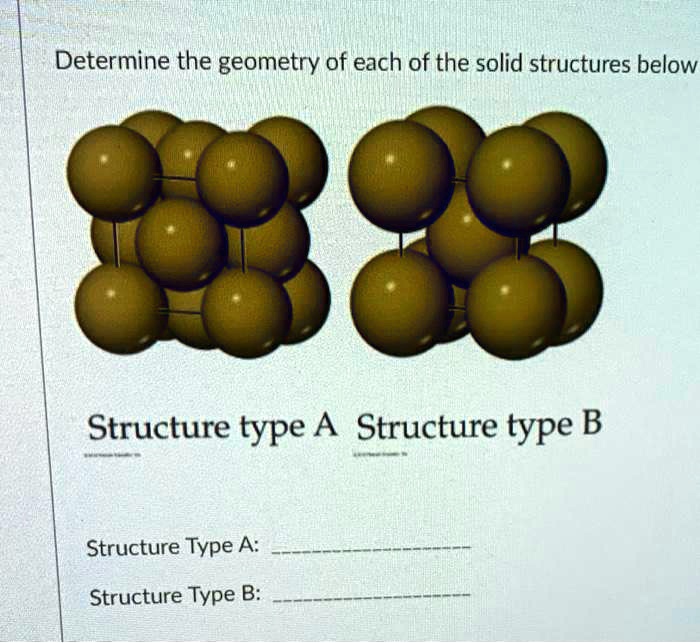 SOLVED: Determine The Geometry Of Each Of The Solid Structures Below ...