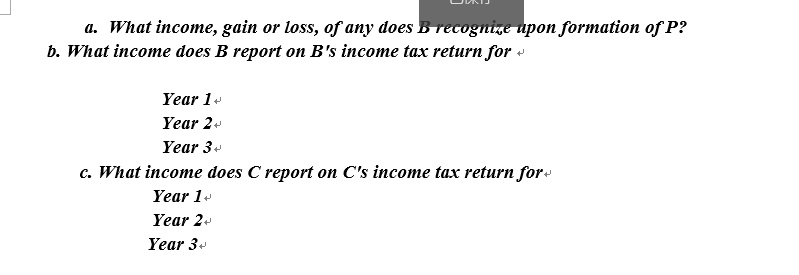 What Income, Gain Or Loss, Of Any Does B Recognise Up… - SolvedLib