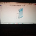 10. Locate the centroid y of the beam's cross-sectional area. Neglect the size of the corner welds at A and B for the calculation.