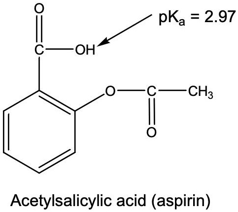 Solved Pka Acetylsalicylic Acid Aspirin Ch