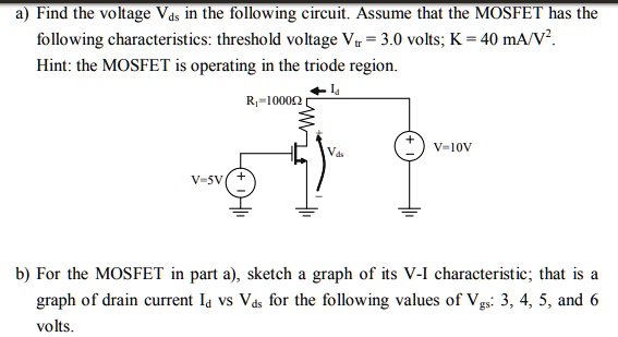 SOLVED: A) Find The Voltage Vas In The Following Circuit. Assume That ...