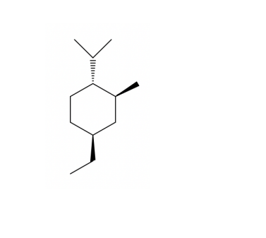 draw both chair conformers for the following molecule and circle the most stable conformation