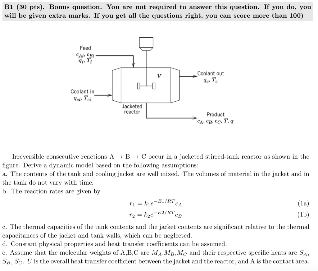 SOLVED Irreversible consecutive reactions A â†’ B â†’ C occur in a