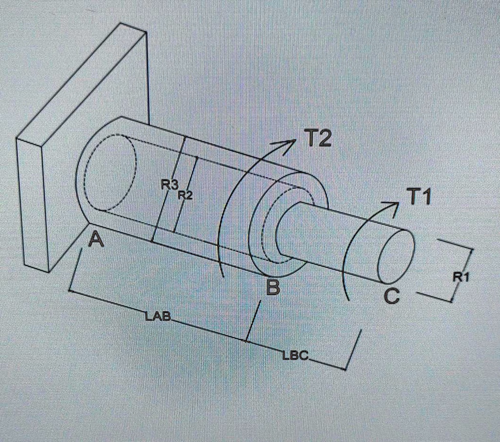 T2 T1 R1 R3 R2 A B C LAB LBC
