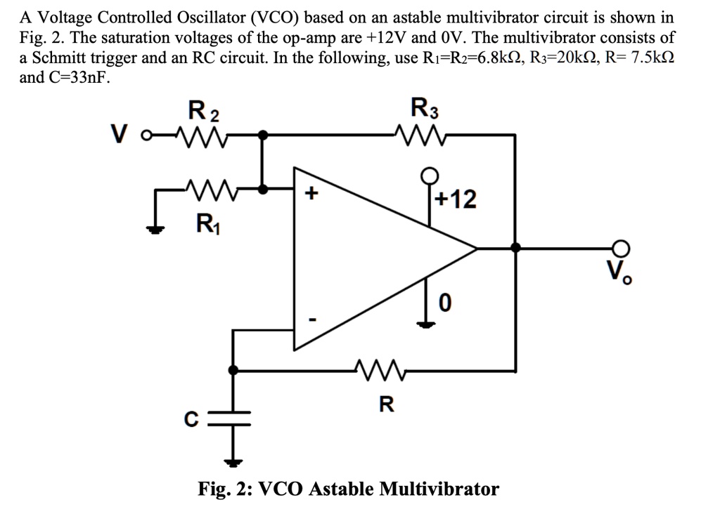 SOLVED: (a) Draw the input vs output characteristic of the Schmitt ...