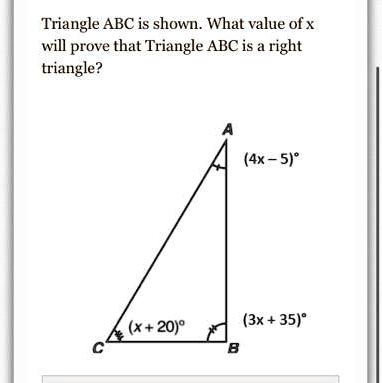 SOLVED: 'question is in the photo: a)10 b)20 c)15 d)25 Triangle ABC is ...