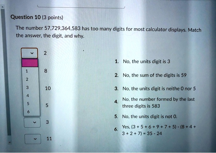 Unit on sale digit calculator