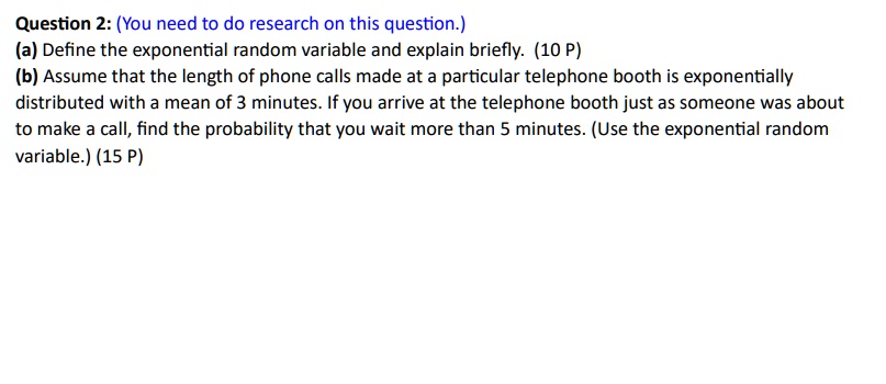 SOLVED: Question 2: (You need to do research on this question.) (a ...