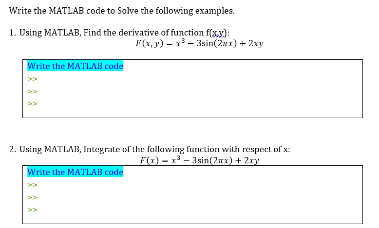 Solved how do i start to write this code in math lab.