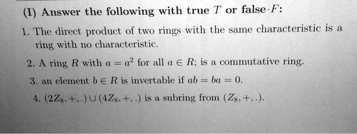 Characteristic of A Ring | PDF | Ring (Mathematics) | Algebraic Structures