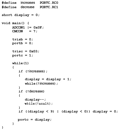 SOLVED: The up/down counter from 0-9 working through a 7-segment ...