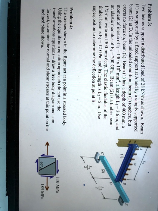 SOLVED: Problem 3: On An Inclined Plane Shown, Determine The Normal And ...