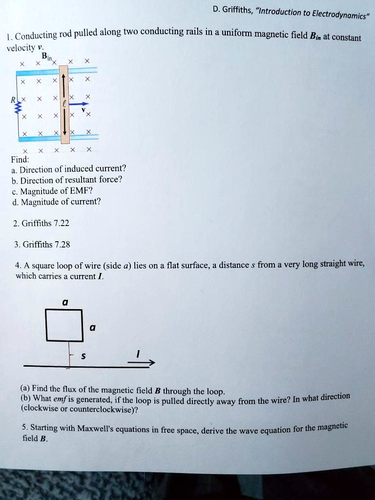 SOLVED: D. Griffiths, 