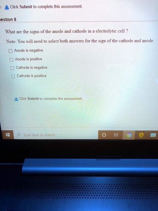 click submit to complete this assessment estion 8 what are the signs of ...