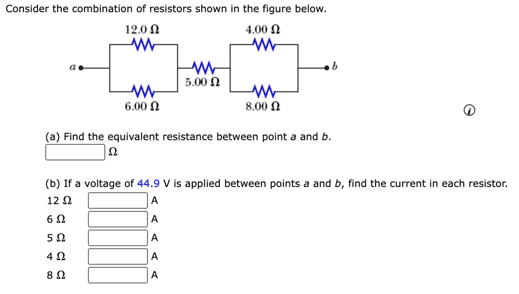 SOLVED: Consider The Combination Of Resistors Shown In The Figure Below ...