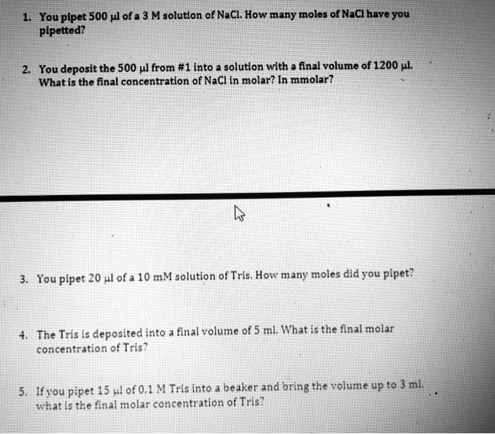 solved-you-pipetted-500-ul-of-a-3-m-solution-of-nacl-how-many-moles