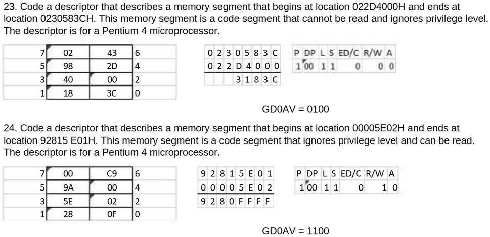 Code a descriptor that accesses a distance of DFABC9H up to FA7B9DC8H ...