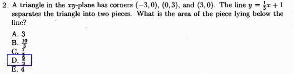 SOLVED triangle In The Zy plane Has Corners 3 0 0 3 And 3 0 The Line Y Ji 1 