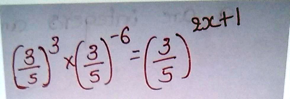 find x such thatexponents chapter ex 3 6 3 3 s 5 5 28935