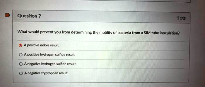 SOLVED:Question pis What would prevent vou from determining the ...