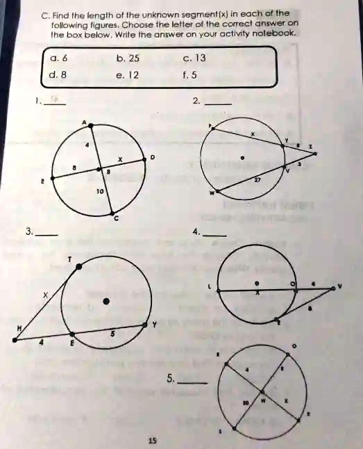 Solved _/15 4) For the following figure, place the letters