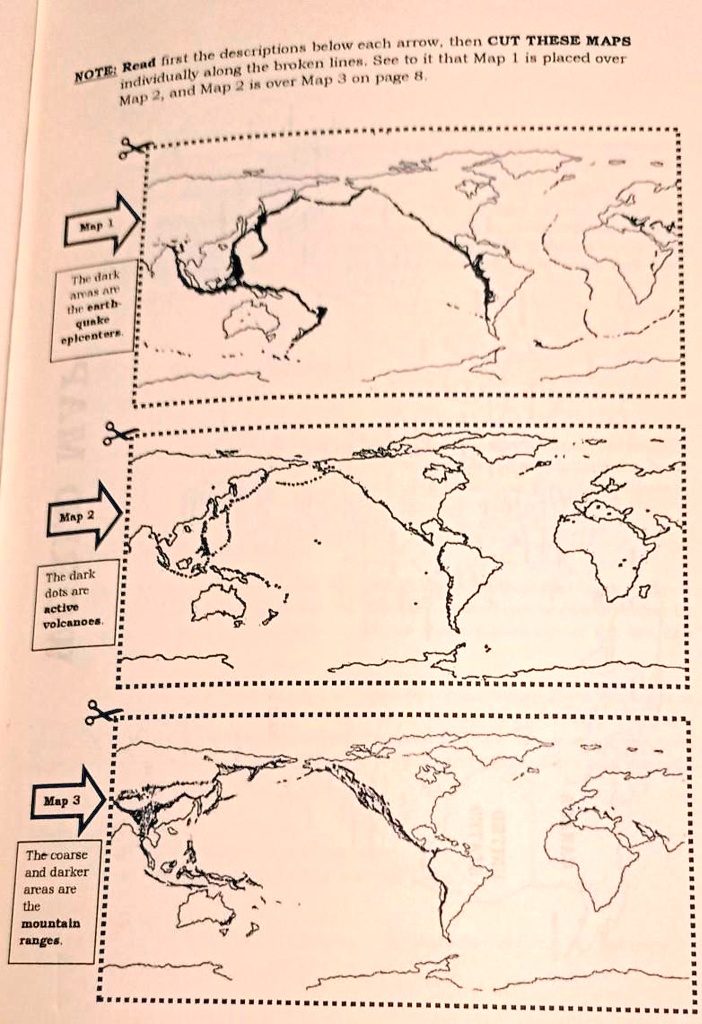 Map Break Lines Examples NOTE: Read first the descriptions below each arrow, then CUT THESE MAPS ...